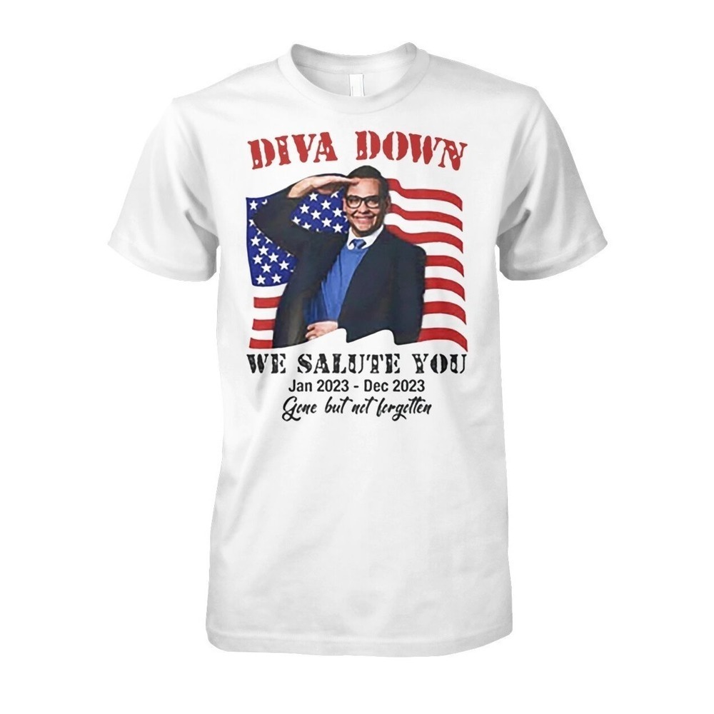 Diva Down We Salute You George Santos Shirt